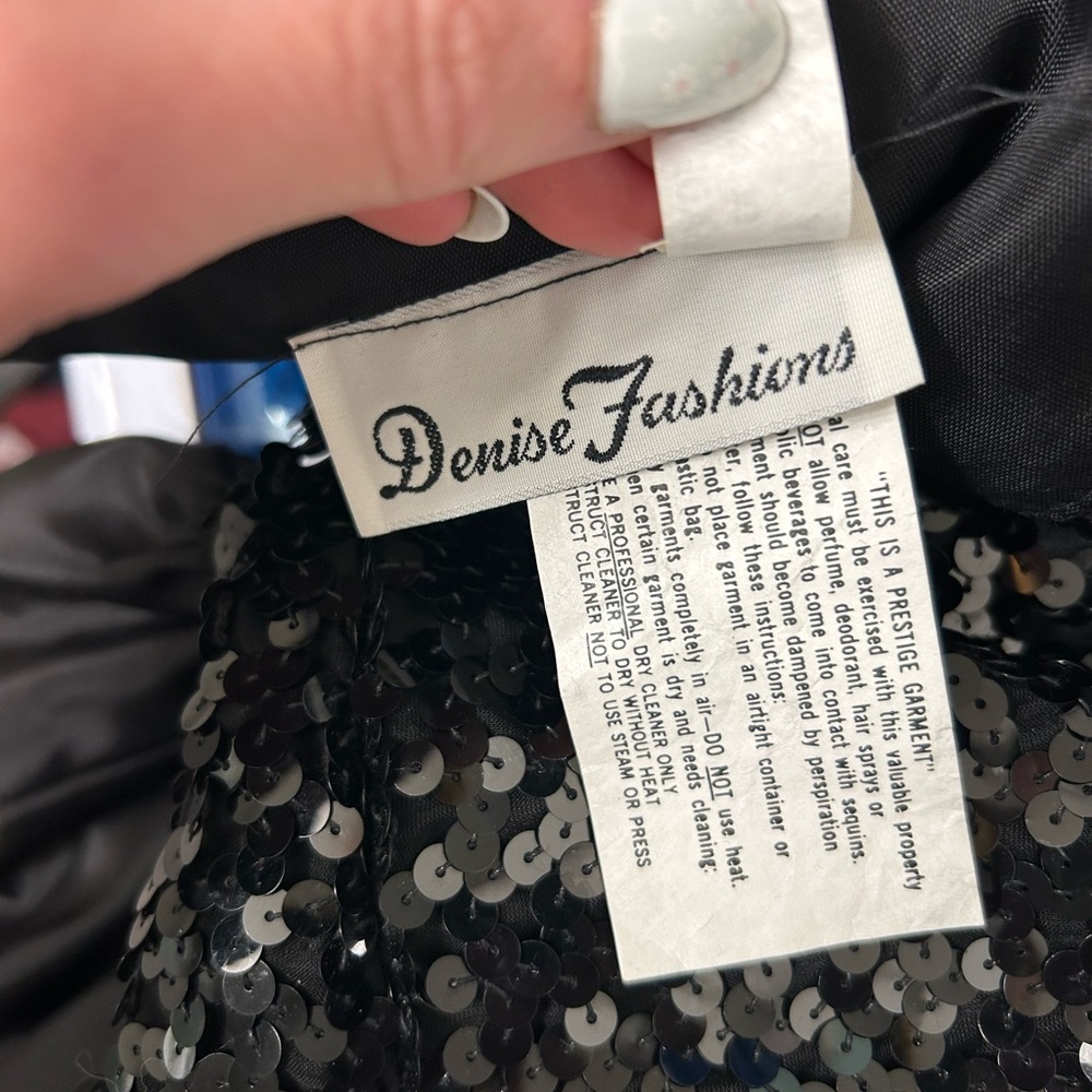 Vintage 80s sequin dress - Picture 5 of 6